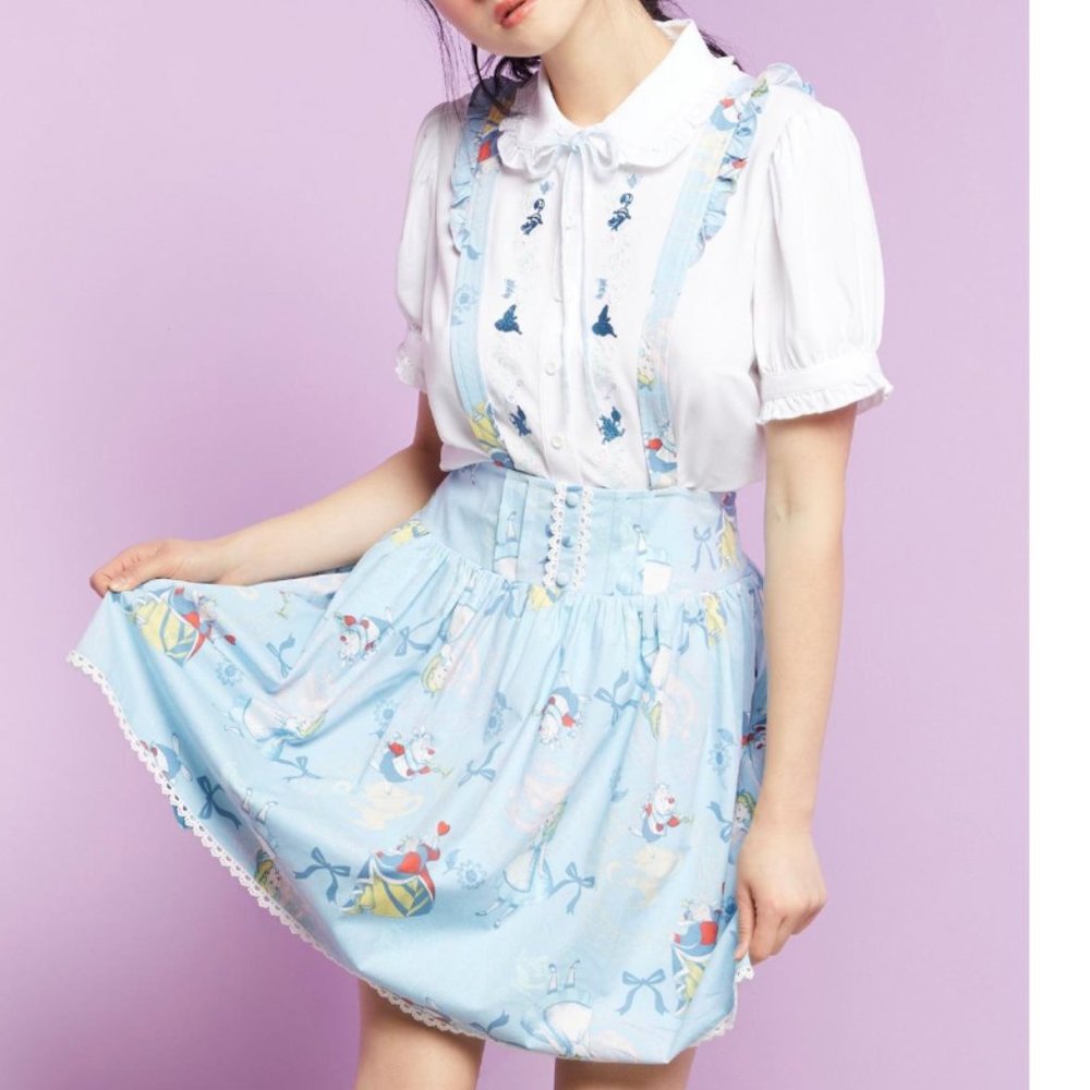 Disney Alice In Wonderland Skirted Suspenders